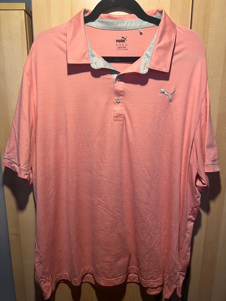 Puma Men's Coral Polo Shirt Size XXL