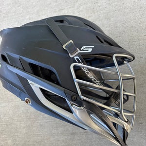 Matte black with grey throat Cascade S Helmet (Used)