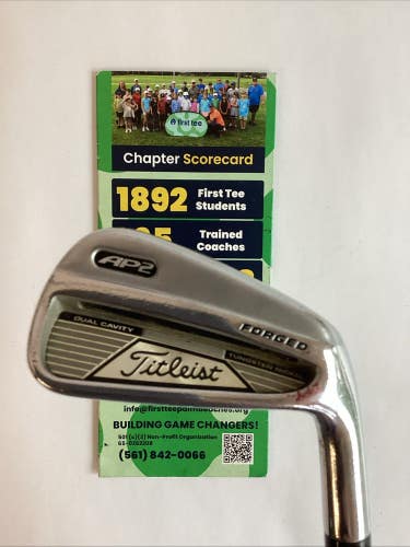 Titleist AP2 Forged Single 6 Iron With Project X 6.0 Stiff Steel Shaft