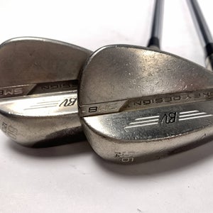 Titleist Vokey SM8 Brushed Steel Wedge Set 56* 14 | 60* 12 Wedge Steel Mens LH