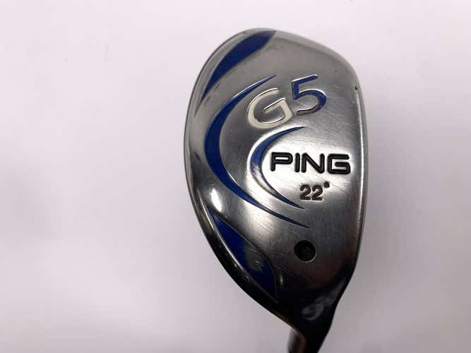 Ping G5 4 Hybrid 22* AeroTech SteelFiber i70 Stiff Graphite Mens RH
