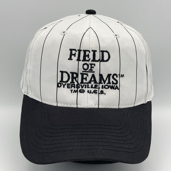 Vintage Field Of Dreams Hat Cap Snapback Pinstripe Baseball 90s Movie Promo