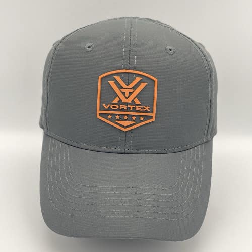Vortex Optics Gray Nylon Strapback Q3 Tech Outdoor Cap Hat