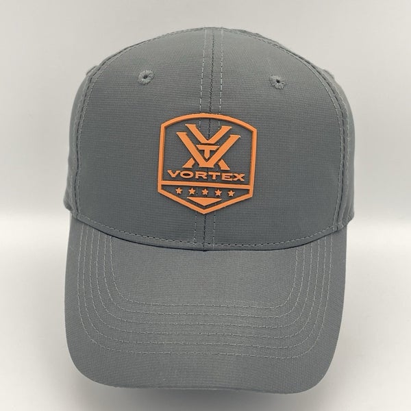 Vortex Optics Gray Nylon Strapback Q3 Tech Outdoor Cap Hat