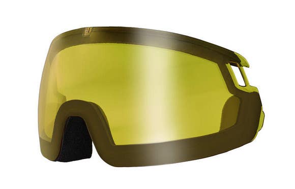 NEW HEAD spare Helmet lens visor for Radar / Rachel XL/XXL yellow