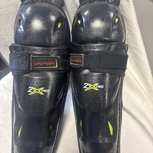 Junior Size 12 Inch Bauer Vapor 2X PRO Ice Hockey Shin Guards Pads