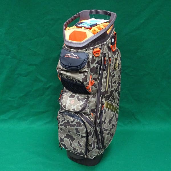 NEW Sun Mountain 2025 C-130 Duck Hunter 14-Way Topo Golf Cart Bag