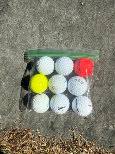 Srixon golf Balls 9 Pack (Used)