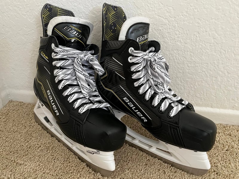 LIKE-NEW! Bauer S24 Supreme Comp Hockey Skates | Size 9 EE