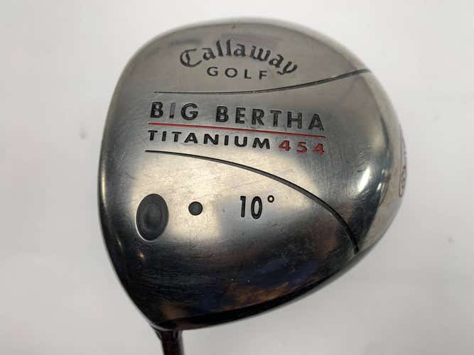 Callaway Big Bertha Titanium 454 Driver 10* RCH 65w 65g Regular Graphite Mens LH