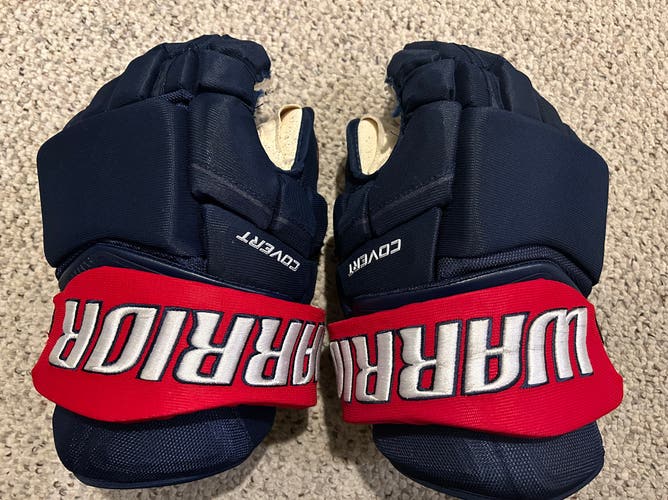 Warrior Covert QRE Pro Gloves 14" Pro Stock ECHL (Used)
