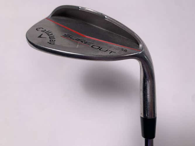 Callaway Sure Out Lob Wedge LW 58* KBS 90g Wedge Steel Mens RH
