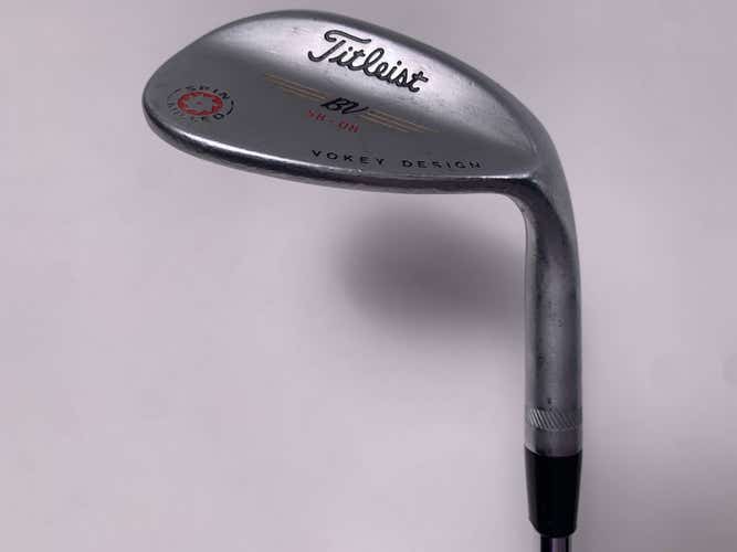 Titleist Vokey Spin Milled CC Chrome Lob Wedge LW 58* 8 KBS Tour Wedge Mens RH