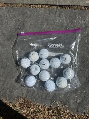12 pack golf balls (Used)