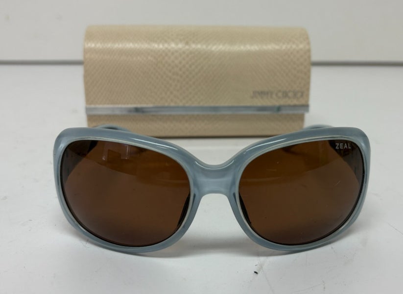 Zeal Penny Lane Mauritous Light Blue Sunglasses Polarized Amber Lenses Choo Case