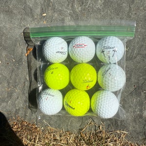 Titleist golf Balls 9 Pack (Used)