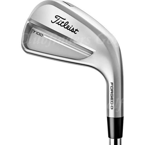 NEW Titleist T100 Forged 2025 4-PW Iron Set True Temper AMT White Steel Stiff