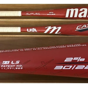 2025 Marucci CATX2 Alloy USABat Certified Bat (-8) 22 oz 30" (Used)
