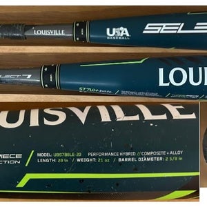 2020 Louisville Slugger Select Hybrid USABat Certified Bat (-8) 21 oz 29" (Used)