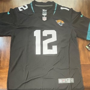 Travis Hunter #12 BLACK Jacksonville Jaguars Stitched Football Jersey Medium NWT