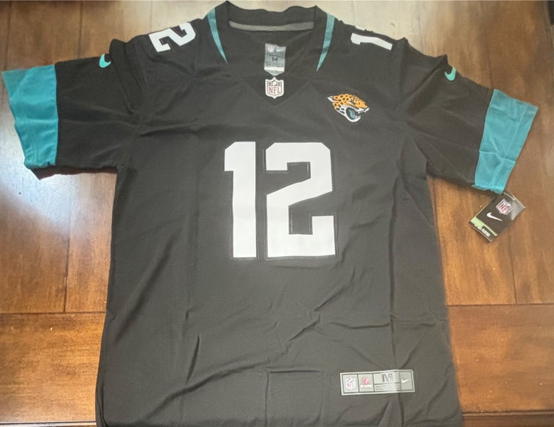 Travis Hunter #12 BLACK Jacksonville Jaguars Stitched Football Jersey Medium NWT