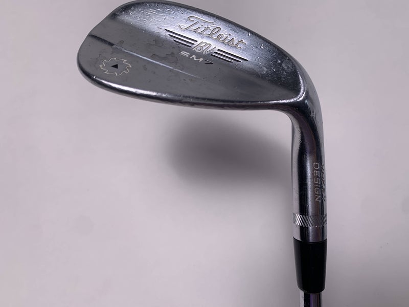 Titleist Vokey SM7 Tour Chrome Gap Wedge GW 52* 8 F-Grind Wedge Steel Mens RH