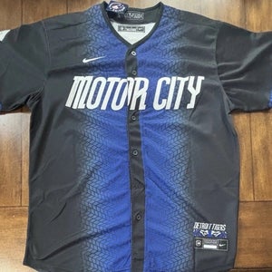 Detroit Tigers City Connect Motor City Tarik Skubal Adult Large NWT