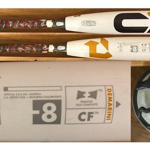 2022 DeMarini CF Zen Composite USSSA Certified Bat (-8) 21 oz 29" (Used)