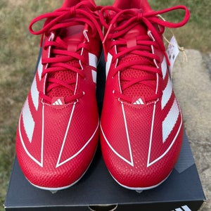 Men's Size M 12.0 (W 13.0) Adidas Adizero Electric.2 Low Top Molded FOOTBALL Cleats (New)