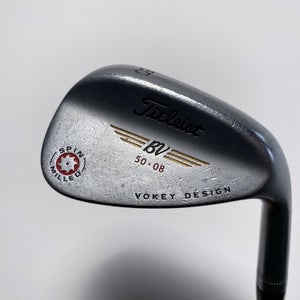 Titleist Vokey Spin Milled CC Chrome Gap Wedge GW 50* 8 Wedge Steel Mens RH