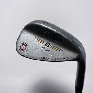 Titleist Vokey Spin Milled Chrome 2009 Gap Wedge GW 50* 8 Wedge Steel Mens RH