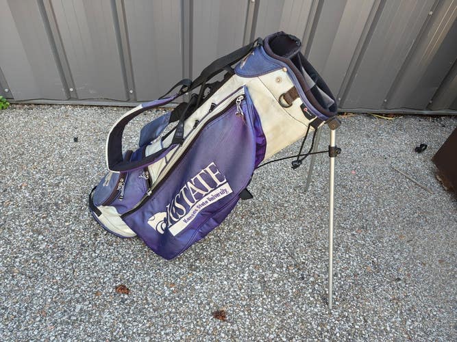 Datrek Dual Strap Golf Stand Bag Kansas State University Wildcats Purple/White