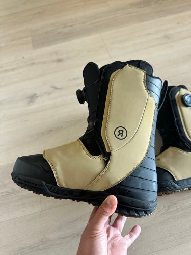 Men's Size M 8.5 (W 9.5) Ride Lasso Snowboard Boots Stiff Flex Freeride (Used)