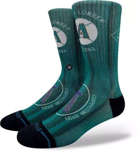 Arizona Diamondbacks Stance Lumber Cooperstown MLB Large 9-13 Socks