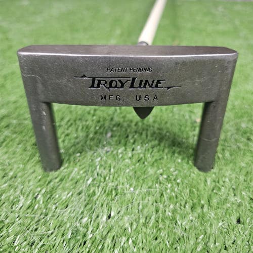 Langert Troy Line USA Long Broomstick Split Grip Mallet Putter Graffaloy 48" RH