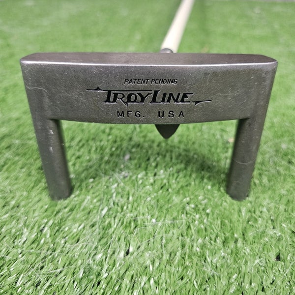 Langert Troy Line USA Long Broomstick Split Grip Mallet Putter Graffaloy 48" RH