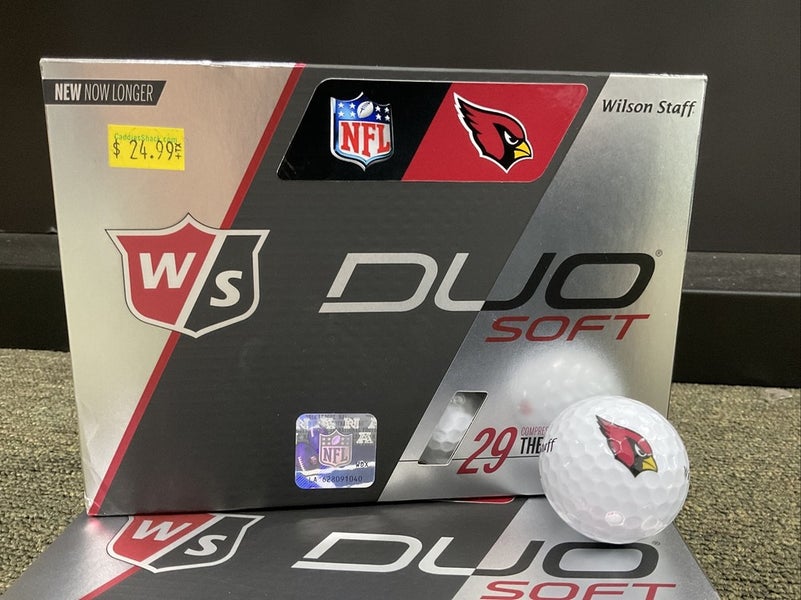 Wilson Staff Duo Soft NFL Logo Golf Balls Arizona Cardinals 12 Count Box NEW