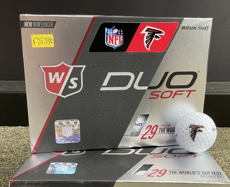 Wilson Staff Duo Soft NFL Logo Golf Balls Atlanta Falcons 12 Count Box NEW
