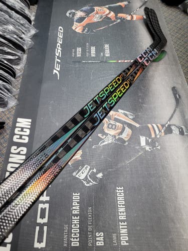 2 PACK | P90M | 90 Flex NEW! Senior CCM Jetspeed FT7 Pro Left Hand Hockey Stick Pro Stock