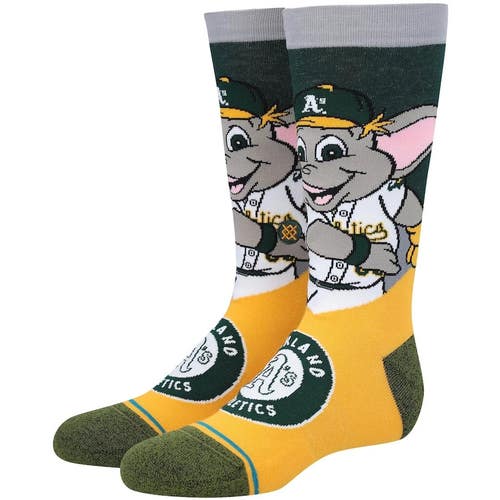 Oakland Athletics Stance "Stomper" Mascot MLB Socks Large 9-13