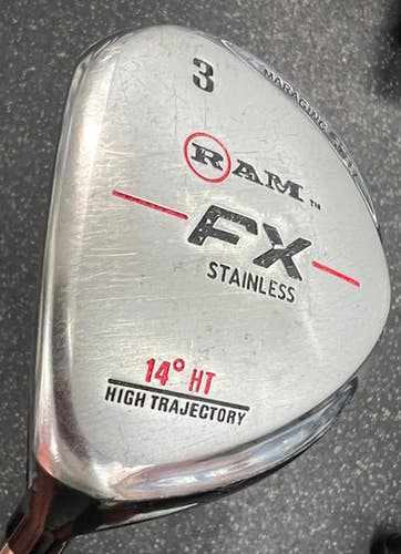 Used Ram FX Mens Fairway Wood LH 3 Wood 11497-S000151493