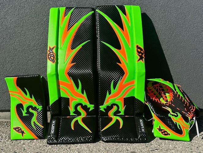 33" 2024 Brian's Iconik Regular Goalie Full Set (Used)