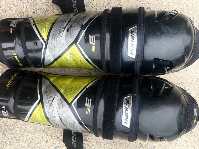 Senior Bauer Supreme 3S 15" Shin Pads (Used)