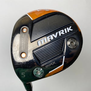 Callaway Mavrik Max 5 Fairway Wood 18* UST Mamiya Helium 4F1 Ladies Graphite LH