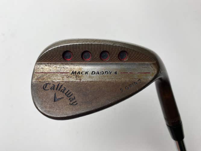 Callaway Mack Daddy 4 Raw Sand Wedge SW 56*10 KBS Hi-Rev 2.0 Wedge Steel Mens RH