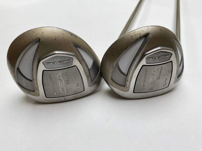 Adams Idea Womens 2014 3 & 5 Fairway Wood Set 15* 18* Idea UltraLite Ladies LH