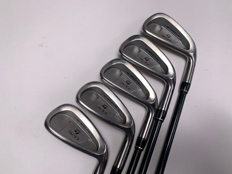 Taylormade 320 Iron Set 4-PW (No 7 or 8) Lite M-70 Senior Graphite Mens RH