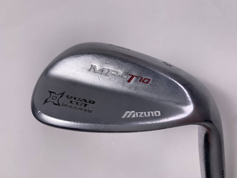 Mizuno MP T 10 White Satin Chrome Wedge 60* 5 Dynamic Gold Wedge Steel Mens RH