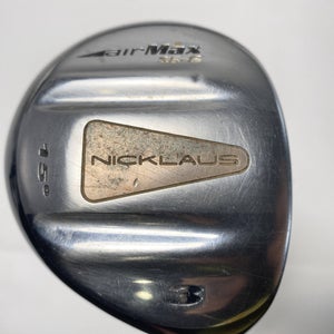 Nicklaus Airmax 3 Fairway Wood 15* SG Pro Stiff Graphite Mens RH