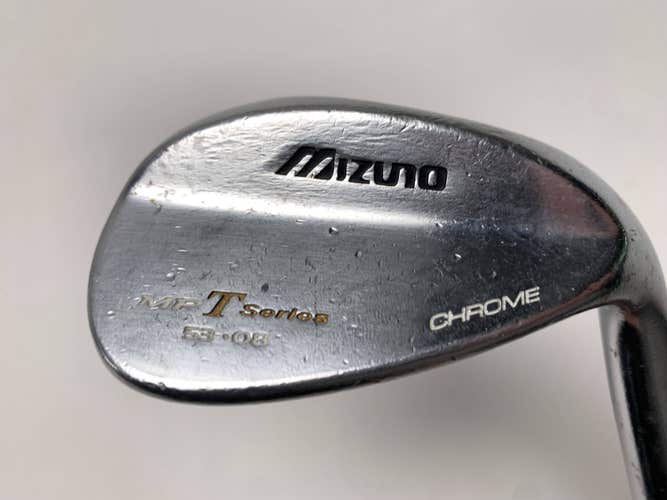 Mizuno MP T Series Chrome 2008 Wedge 53* 8 Dynamic Gold Wedge Steel Mens RH
